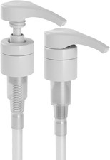 2 White Replacement Pumps for 1 Liter (33.8Oz) Bottles, Shampoo and Conditioner Shampoo and Conditioner price