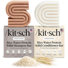 Kitsch Rice Water Protein Solid Shampoo and Conditioner Set for Hair Growth Shampoo and Conditioner price