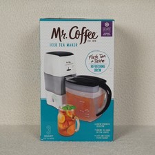 Mr. Coffee Iced Tea Maker 3 Quart Black Model TM75BK Brew Tea Bags or Tea Leaves Tea Makers price
