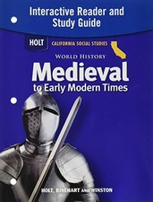 World History: Medieval to Early Modern Times Interactive Reader and Study Guide History Study Guides price