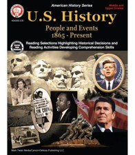 U.S. History, Grades 6 - 12: People and Events 1865-Present (American H - GOOD History Study Guides price