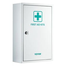 VEVOR 3-Shelf First Aid Cabinet Wall Mounted Medicine Cabinet Emergency Metal Medicine & Supply Cabinet price