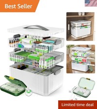 Medicine Organizer Portable Medicine Cabinet With Pill Box First Aid Kit Medicine & Supply Cabinet price