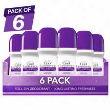 Avon Cool Confidence Original Roll-On Deodorant, 2.6 fl. oz (Pack of 6) Roll-Ons price