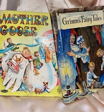 BUNDLE: Grimms Fairy Tales & Mother Goose Kids books Illustrated Zillah Leske 61 Children's Tales price