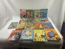 Large Group of Vintage Children's Books Golden Wonder McNally  Top Tales Scuffy Children's Tales price