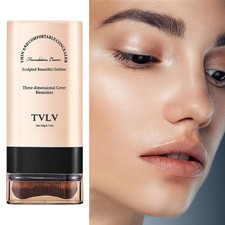 2 in Brighten Foundation Stick With facial Brush 1 Double Head Eraser Concealer Concealer price