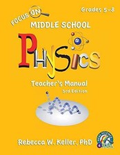 Focus On Middle School Physics Teacher's - Paperback, by Keller PH D - Very Good Physics price