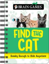 Brain Games Mini - Find the Cat - Spiral-bound - VERY GOOD Brain Games price