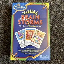 New Visual Brain Storms The Smart Thinking Educational Brain Teaser Card Game Brain Games price