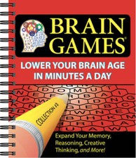 Brain Games #3: Lower Your Brain Age in Minutes a Day (Brain Games (Num - GOOD Brain Games price