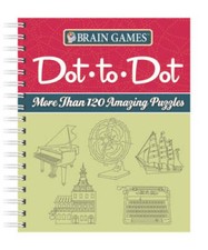 Brain Games Dot to Dot - Spiral-bound - GOOD Brain Games price