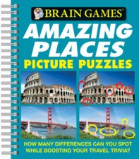 Brain Games: Amazing Places Picture Puzzles (Brain Games (Unnumbered)) - GOOD Brain Games price
