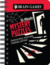 Brain Games - To Go - 10-Minute Mystery Puzzles: Unsolved Crimes, Secret  - GOOD Brain Games price