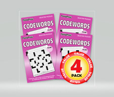 Penny Press Codewords Crosswords 4-pack Brain Games price