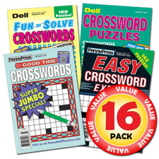 Penny Dell Favorite Crossword 16-pack Brain Games price