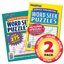 Penny Dell Family Favorites Word Seek Puzzles 2-Pack Brain Games price