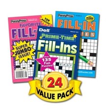 Penny Press/Dell Fill-In Pack 24 (Paperback) Brain Games price