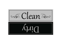 Clean / Dirty Dishwasher Magnet - Glossy Waterproof Magnet - 2 x 3.5 inches. Fridge Magnet price