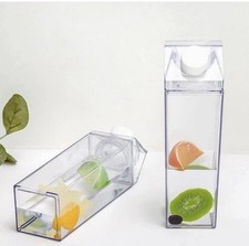 Milk Carton Water Bottles 17oz/500ml Leak Proof Plastic Water Bottle Reusable Water Bottle price