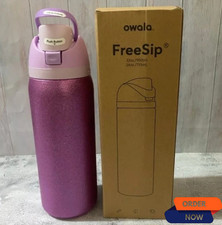 Owala FreeSip Insulated Water Bottle 24oz – Sparkly Pink Leak-Proof Stainless Water Bottle price