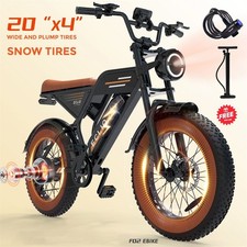ECLIO 20" Electric Bike Peak 1200W 28MPH 48V 13Ah Fat Tire Electric Dirt Bike Electric Motorcycle price
