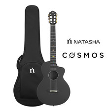 Natasha Cosmos 38" Carbon Fiber Nylon String Travel Acoustic Guitar US Stock Classical Guitars price