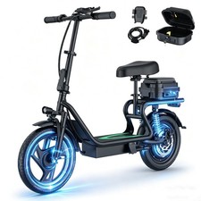 AOVOPRO Electric Scooter with Seat 28Miles 22MPH 14" Foladable Commuting Scooter Scooter price