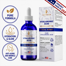 Hyaluronic Acid Serum for Face Anti-aging Wrinkles 100% Pure Medical Formula 2oz Anti-Aging price