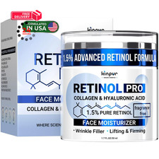 Retinol Face Cream – Anti-Aging Moisturizer w/ 1.7 Fl Oz (Pack of 1), White Anti-Aging price