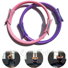 Dual Grip Pilates Ring Magic Circle 14" Resistance Exercise Fitness Yoga Wheel Pilates Ring price