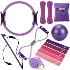 13 Pcs Pilates Equipment Kit for Home Workout Pilates Ring and Ball Set for W... Pilates Ring price