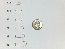 100 EAGLE CLAW 575 Gold 90 Degree Aberdeen Jig Hooks DO IT Molds Fishing Hook (Jig) price