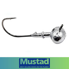 Football Weedless Bass Fishing Jig UnPainted Mustad Ultra Point Hook 50 Pack Fishing Hook (Jig) price