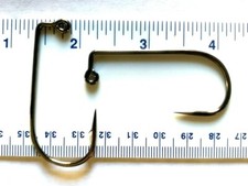 1000 GT 32833 2X Strength Black Nickel 90 Degree Round Bend Jig Hooks size 5/0 Fishing Hook (Jig) price