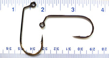 100 or 1000 black nickel 60 degree round bend jig hooks - 32786 Fishing Hook (Jig) price