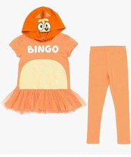 Bluey Girls Bingo 2- Piece T-shirt  dress + Leggins Outfit Toddler 2T Baby T-shirt price