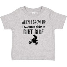 Inktastic Motocross Dirt Biking Future Dirt Biker Baby T-Shirt Bike Race Childs Baby T-shirt price