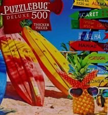 500 Pieces Jigsaw Puzzle Pineapples On Vacation 20 X 12 Puzzlebug Deluxe Puzzle & Accessories price
