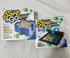 2 Ravensburger Sort & Go Trays + Stow & Go Mat Puzzle Accessories NEW Puzzle & Accessories price