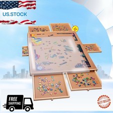 NEW 1500 Piece Puzzle Board with Drawers & Cover Portable Jigsaw Puzzle Table Puzzle & Accessories price