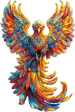 Wooden Puzzles for Adults - Flameborn Wooden Jigsaw Puzzle, Unique Animal Shaped Puzzle & Accessories price