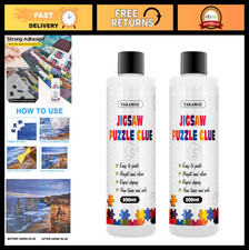 Clear Jigsaw Puzzle Glue with Precision Applicator – Non-Toxic, Quick Dry, Water Puzzle & Accessories price