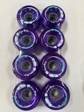 NEW Sure Grip Boardwalk 65mm soft Outdoor Roller Skate Wheels  - Purple Skates price