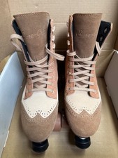 Sure Grip Oxford Brown Blazer Suede roller skates size 8 fits womens 9-9.5 Skates price
