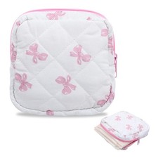 Portable Period Pouch - Bow Sanitary Napkin Bag for Purse, Small Tampon Holde... Sanitary Pads and Tampons price