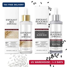 2 Pcs Black and White Rice Peeling Ampoule,Deep Hydrates Skin Pore Cleansing Gen Skin Cleansing and Peeling price