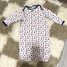 Gerber 2pc Unisex Baby Sleep Gown Set 0-6 Months Cotton Long Sleeve Sports Baby Sleep Set price