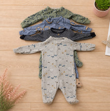 Carter's Baby Boy Sleeper Lot 4 Footed Sleep Play Pajamas 6M 9M Animals Zip Snap Baby Sleep Set price