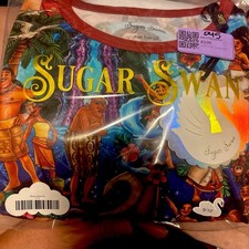 Sugar Swan  Moana Bamboo Sleep Set Outfit Graphic Designer Multicolor Size 9-10 Baby Sleep Set price